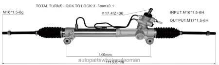 قطع غيار الدراجات النارية بالجملة - رف التوجيه المعزز 44200-12770 PZ6DX2474 TOYOTA