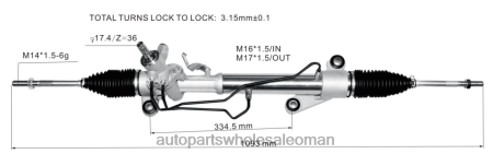 موزعين قطع غيار السيارات بالجملة - رف التوجيه المعزز 44200-13021 44250-02170 PZ6DX2473 TOYOTA