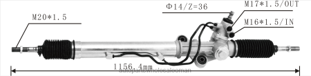قطع غيار السيارات في عمان - رف التوجيه المعزز 44250-60060 PZ6DX2449 TOYOTA
