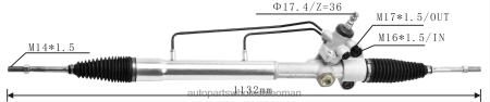 قطع غيار السيارات عمان - رف التوجيه المعزز 44250-bz050 PZ6DX2451 TOYOTA