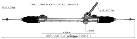 قطع غيار السيارات الجمله - رف التوجيه المعزز 45502-bz090 PZ6DX2812 DAIHATSU