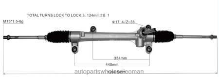 قطع غيار السيارات الجمله - رف التوجيه المعزز 45510-28131 PZ6DX2512 TOYOTA