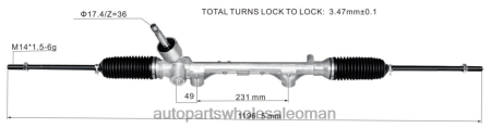 موزعين قطع غيار السيارات - رف التوجيه المعزز 45510-BZ350 PZ6DX2467 TOYOTA