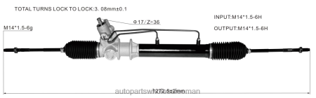 قطع غيار السيارات الجمله - رف التوجيه المعزز 49001-2w305 PZ6DX2602 NISSAN
