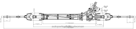 موردي قطع غيار السيارات - رف التوجيه المعزز 49001-99l005 PZ6DX2586 NISSAN