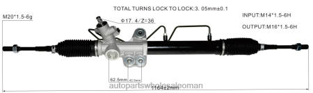 قطع غيار السيارات الجمله - رف التوجيه المعزز 49200-3xa0a PZ6DX2592 NISSAN