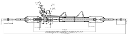 موردي قطع غيار السيارات - رف التوجيه المعزز 516127ab PZ6DX2786 DODGE/CHRYSLER