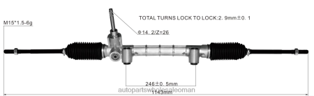 قطع غيار السيارات سلطنة عمان - رف التوجيه المعزز 52044921 52044919 520449190 PZ6DX2800 FIAT