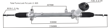 موزعين قطع غيار السيارات - رف التوجيه المعزز 56500-C5100 PZ6DX2727 HYUNDAI/KIA