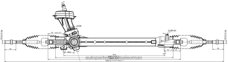 قطع غيار السيارات سلطنة عمان - رف التوجيه المعزز 56500-G6500 PZ6DX2760 HYUNDAI/KIA