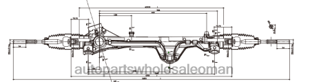 قطع غيار الدراجات النارية بالجملة - رف التوجيه المعزز 56500-P2000 PZ6DX2724 HYUNDAI/KIA