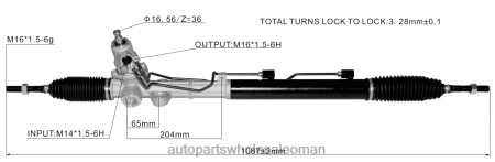 موزعين قطع غيار السيارات بالجملة - رف التوجيه المعزز 57700-3k230 PZ6DX2743 HYUNDAI/KIA