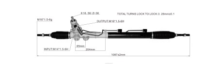 قطع غيار السيارات عمان - رف التوجيه المعزز 57700-5k100 57700-3k230 57700-3k220 PZ6DX2771 HYUNDAI/KIA