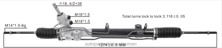 ديبو قطع غيار السيارات عمان - رف التوجيه المعزز 68072216ac PZ6DX2788 DODGE/CHRYSLER