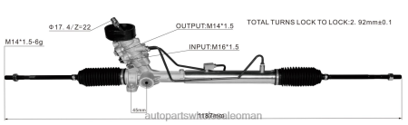 موزعين قطع غيار السيارات بالجملة - رف التوجيه المعزز 6r1423055bx PZ6DX2423 VOLKSWAGEN