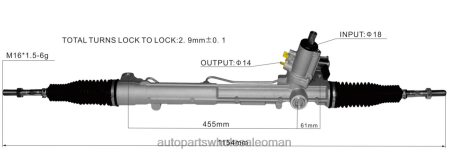 ديبو قطع غيار السيارات عمان - رف التوجيه المعزز 8rd422065 8r1422065g 8rd422065a PZ6DX2418 VOLKSWAGEN