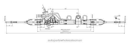 موزعين قطع غيار السيارات بالجملة - رف التوجيه المعزز 96fb-3200-ah PZ6DX2663 FORD