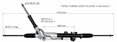 قطع غيار السيارات عمان - رف التوجيه المعزز ck413200ae/aj PZ6DX2671 FORD