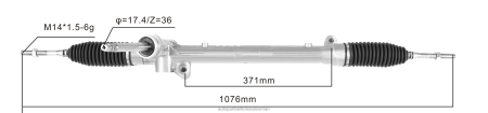 موزعين قطع غيار السيارات - رف التوجيه المعزز da6a-32-110a PZ6DX2637 MAZDA