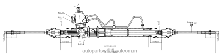 قطع غيار السيارات عمان - رف التوجيه المعزز mb911897 PZ6DX2551 MITSUBISHI